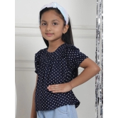 MINI & MING Girls Polka Dot Printed Puff Sleeve Regular Top