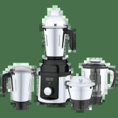 Croma 1000 Watt 4 Jars Mixer Grinder (20000 RPM, Black and Silver)