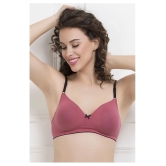 Clovia Cotton T-Shirt Bra - Pink - 34D