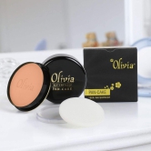 Olivia Waterproof Almond Dust Makeup Cream Concealer Pan Cake -25g, Shade No.26 Matte Finish