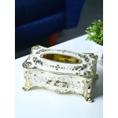 White Classic Tissue Box - Rectangle Shape