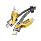 Tecsox Yellow 5 A Type C Cable 1.2 Meter - Yellow