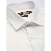 IVOC - White Cotton Regular Fit Mens Formal Shirt ( Pack of 1 ) - None