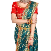 Beautiful Art Silk Saree with Blouse piece (Special Surprise Discount for Lucky customer)-Red