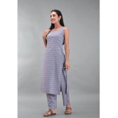 Maquien - Grey A-line Rayon Women's Stitched Salwar Suit ( Pack of 1 ) - None