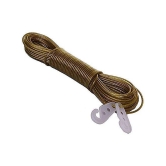 (Pack Of 1) PVC Coated Steel 20 Mtr Anti-Rust Wire Rope for Drying Cloths Outside Balcony, Home Terrace, Home Garden etc.