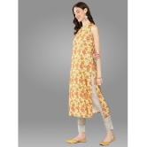 Janasya - Yellow Polyester Womens Straight Kurti ( Pack of 1 ) - None