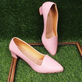 Women Heel Pump Pink