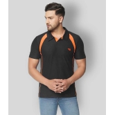 Glito - Black Polyester Regular Fit Mens Sports Polo T-Shirt ( Pack of 1 ) - None