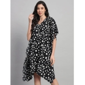 Curvydrobe Crepe Black Beach Dresses - - None