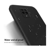 Case Vault Covers - Black Silicon Plain Cases Compatible For Xiaomi Poco M2 Pro ( Pack of 1 ) - Black