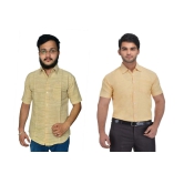 DESHBANDHU DBK Cotton Regular Fit Half Sleeves Mens Formal Shirt - Multi ( Pack of 1 ) - None