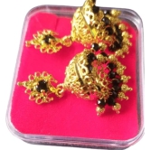 Gold Plated Traditional Jhumka Earrings for Women