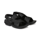 Bucik Black Synthetic Leather Sandals - 8