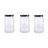 Somil - Storage Container Glass Transparent Pickle Container ( Set of 5 ) - Transparent