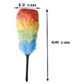 Multipurpose Multicolour Neon Plastic & Microfiber PP Static Duster for Glass, Fan, AC, Car Dashboard/Seat, TV, Fridge,Printer etc