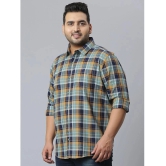 instaFab - Blue Cotton Oversized Fit Mens Casual Shirt ( Pack of 1 ) - None