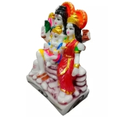 PAYSTORE Resin Shiv Family Idol ( 15 cm )