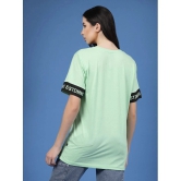 Rigo - Mint Green Cotton Loose Fit Womens T-Shirt ( Pack of 1 ) - None