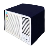 EmmEmm Single Polyester Blue AC Cover for 1.5 Ton Window AC