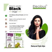 Elecious Naturals Indigo and Henna powder for Black Hair (200 grams each) | Natural Hair dye