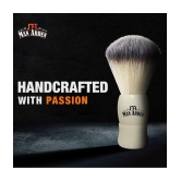 Man Arden Royal White Premium Shaving Brush With Ultra Soft & Absorbent Bristles & Long Handle | Cruelty Free | For A Smooth Shave