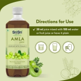 Sri Sri Tattva Amla Juice - Energise With Vitamin C | Rejuvenator, Immunity Builder, Antioxidant | No Added Sugar | 1L