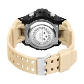 Hala Beige Resin Digital Mens Watch