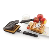 Komal Non-Stick Household Kitchen Gas Waffle Maker | Black