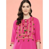 Embroidered Kurta With Trouser