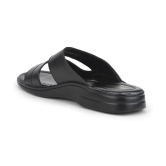 Liberty - Black Men's Leather Slipper - None