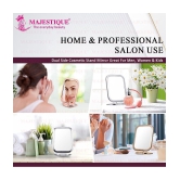 MAJESTIQUE Dual Sided Square Compact Mirror