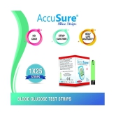 AccuSure Blood Glucose 25 Test Strips