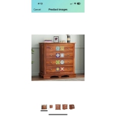 SAHIRAM CHOUDHARY;  Solid Sheesham Wood Handcrafted Chest of Drawers with 4 Drawers Sideboard Cabinet Storage || Kitchen Cabinet || Bedroom Furniture, Durable Handcrafted Sideboard