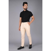 MANCREW - Beige Viscose Slim - Fit Men's Formal Pants ( Pack of 1 ) - None