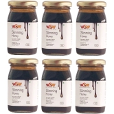 WOW BUZZING BEE Ayurvedic Slimming Honey Along with The extracts of Exotic Spices & Herbs Weight Loss Formulation -250 GMS Glass Bottle Pack of 6