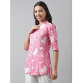 Divena - Pink Rayon Womens Ethnic Top ( Pack of 1 ) - None