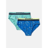 Pack of 2 Jockey Cotton Boys Briefs ( Multicolor ) PB04 - None