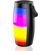 VEhop 1202 RGb 10 W Bluetooth Speaker Bluetooth v5.0 with USB,SD card Slot,Aux Playback Time 6 hrs Black - Black