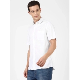 UrbanMark 100% Cotton Regular Fit Solids Half Sleeves Mens Casual Shirt - White ( Pack of 1 ) - None