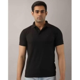 SKYRISE - Black Cotton Blend Slim Fit Men's Polo T Shirt ( Pack of 1 ) - None