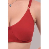 Elina Pack of 1 Cotton Heavily Padded Womens Plunge Bra ( Maroon ) - None