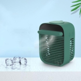 Desktop Air Conditioner Fan Water Spray Fan-Green