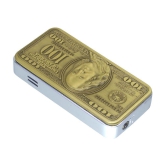 JMALL - Gold Aluminium Cigarette Lighter ( Pack of 1 ) - Gold