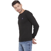 Rodamo  Men Black Slim Fit Sweatshirts