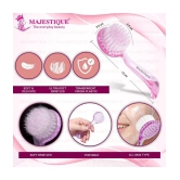 Majestique Mushroom Head Sponge With Facial Cleansing Brush Powder Puff For Dualuse Dry & Wet