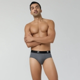 Ace Modal Briefs Charcoal Grey XL