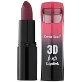 Seven Seas 3D Matte Lipstick | Long Lasting | Waterproof Matte Lipstick for Women (Chestnut Rose 2)