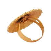 Bhagya Lakshmi Golden Golden Ring ( Pack of 1 ) - None