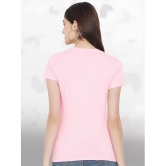 Fabflee - 100% Cotton Regular Pink Womens T-Shirt ( Pack of 1 ) - None